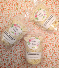 Load image into Gallery viewer, Eucalyptus, Lemongrass & Frankincense Bubbling Bath Salts