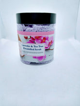Load image into Gallery viewer, Lavender and Tea Tree Emulsified Salt Scrub